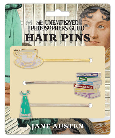 Jane Austen Enamel Hair Pins