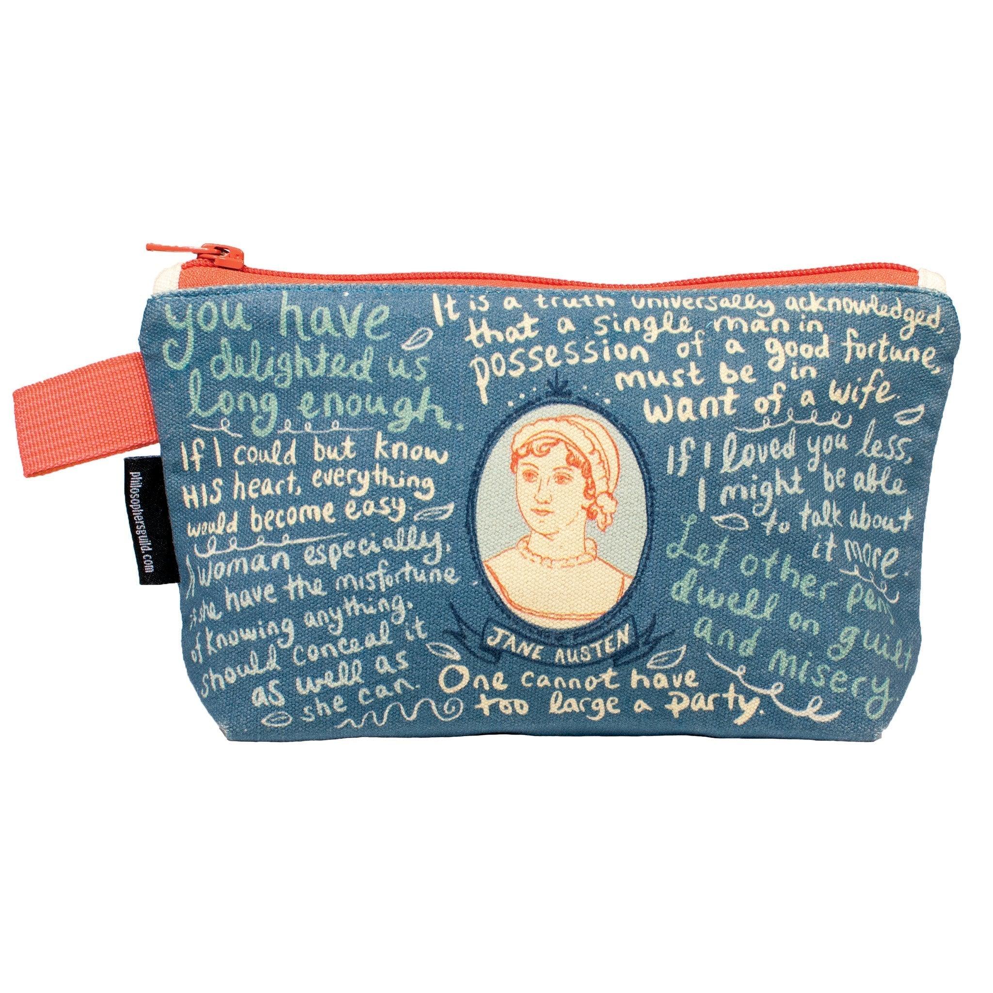 Jane Austen Zip Bag
