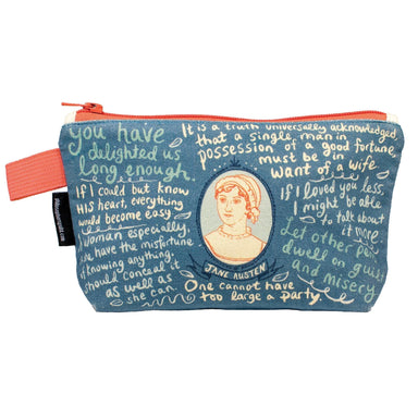 Jane Austen Zip Bag