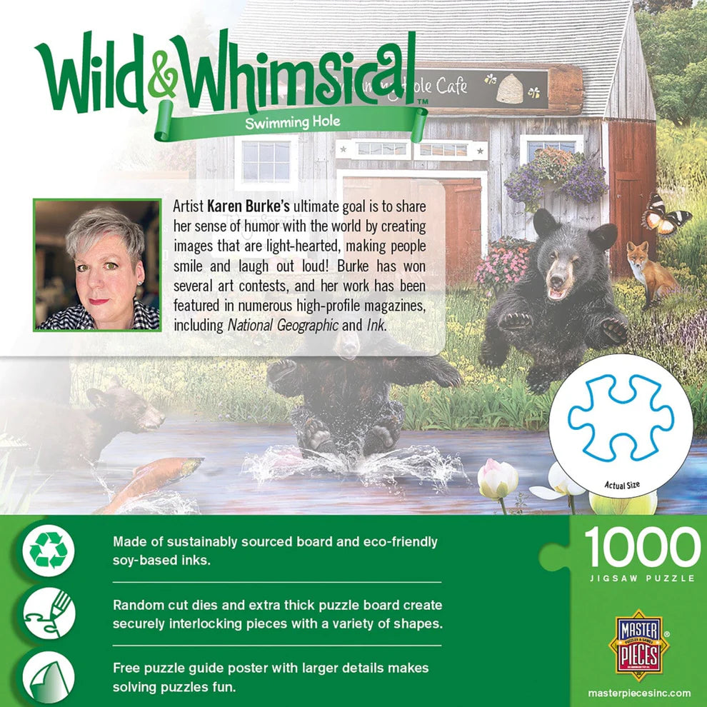 Swimming Hole 1000 Piece Wild & Whimsical Puzzle