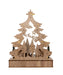 LED Wooden Christmas Tree Village