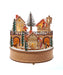LED Wooden Musical Santa Christmas Village