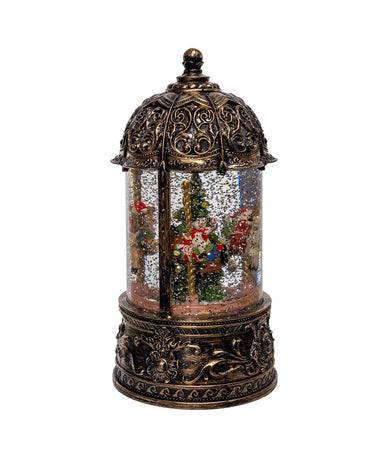 LED Water Lantern Santa & Carousel