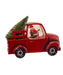 Santa in a Truck LED Water Lantern
