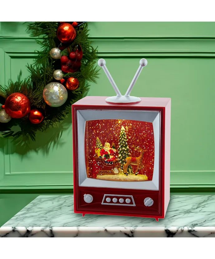 Santa TV LED Water Lantern