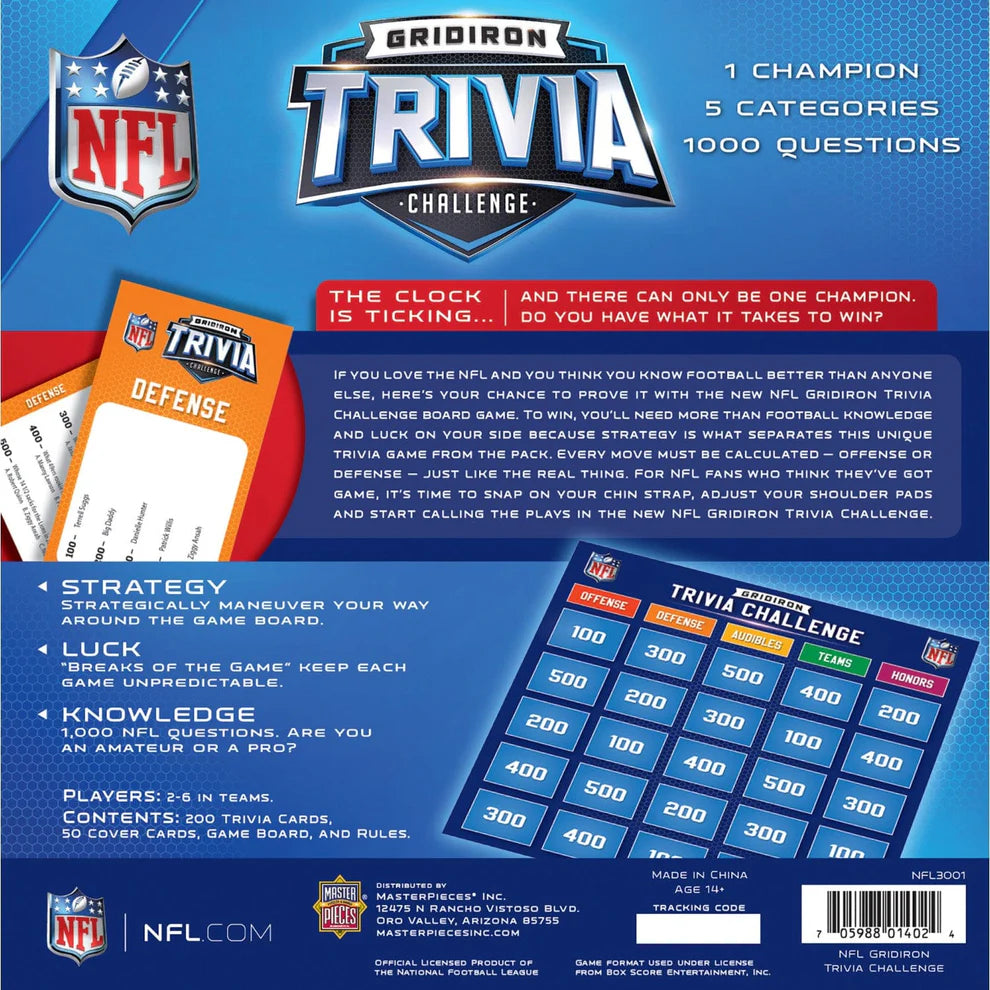 NFL Gridiron Trivia Challenge