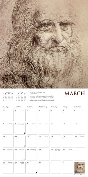 Leonardo da Vinci 2027 Wall Calendar