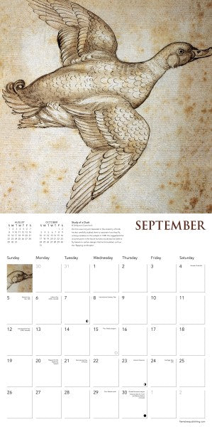 Leonardo da Vinci 2027 Wall Calendar