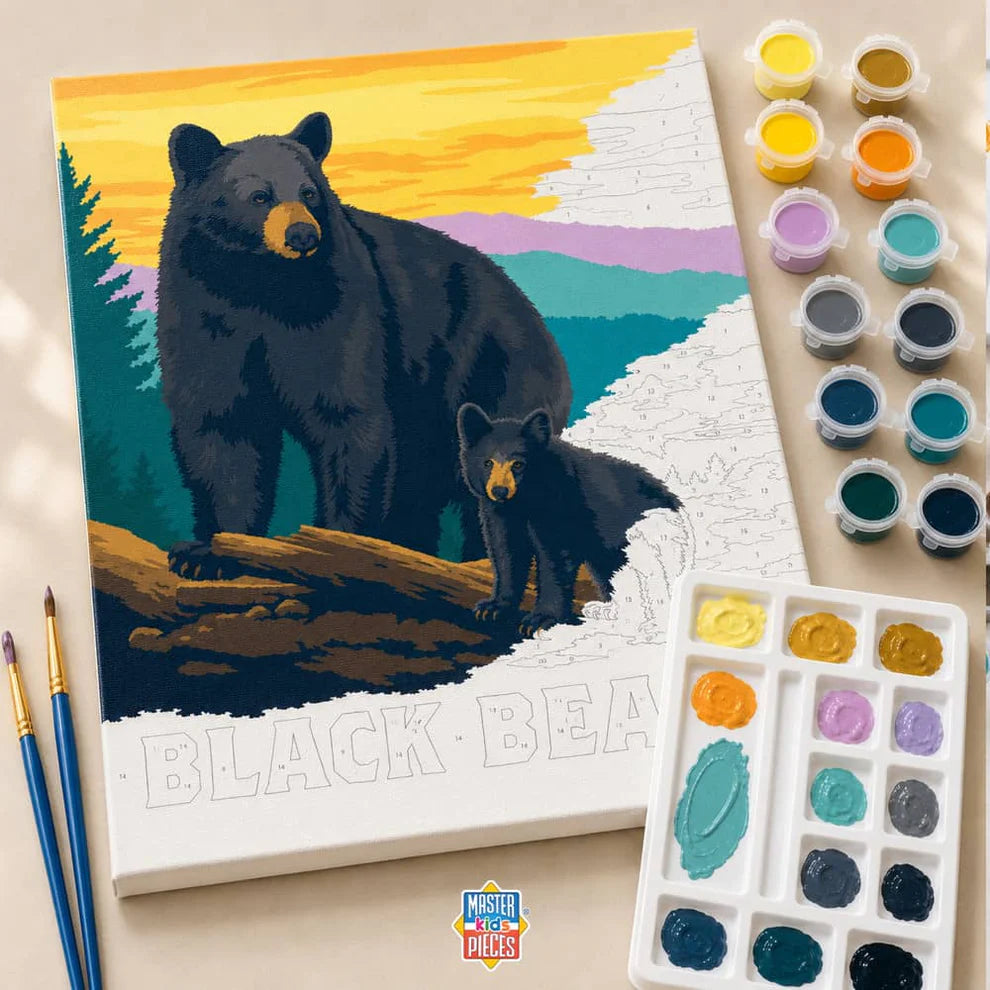 MSTR Black Bear Paint-by-Number Kit