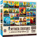 Vintage Posters Mythical Creatures 1000 Piece Puzzle