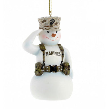 U.S. Marine Corps Snowman Ornament