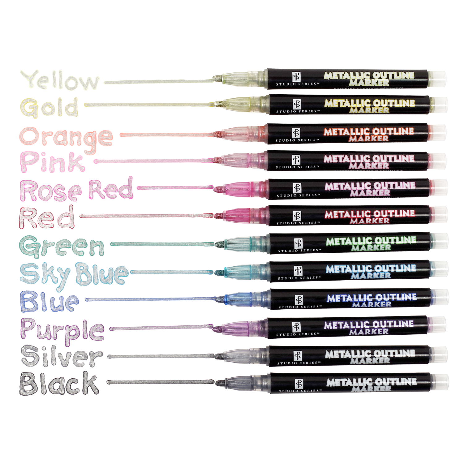 PTR Studio Series - Metallic Outline Markers