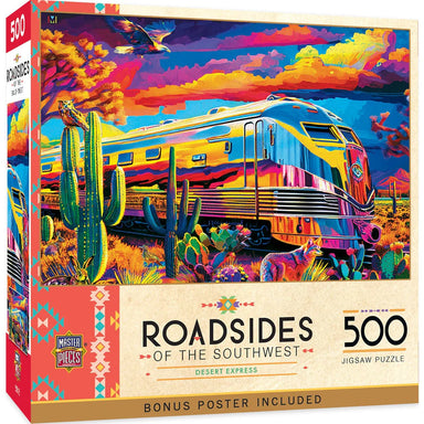 Desert Express Roadsides of The Southwest 500 Piece Puzzle