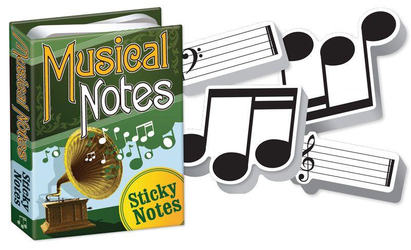 Musical Notes Sticky Pad