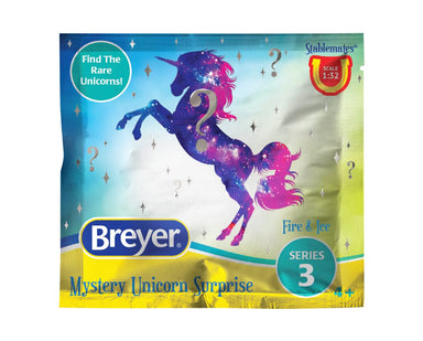 Breyer Horses Mystery Unicorn Surprise: Fire & Ice Individual Blind Bag Series 3