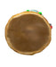 Glass Sandcastle Christmas Tree Ornament