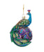 Glass Peacock Ornament