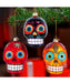Glass Sugar Skull Ornament (Single) - Random Color