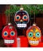 Glass Sugar Skull Ornament (Single) - Random Color