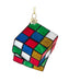 Glass Puzzle Cube Ornament