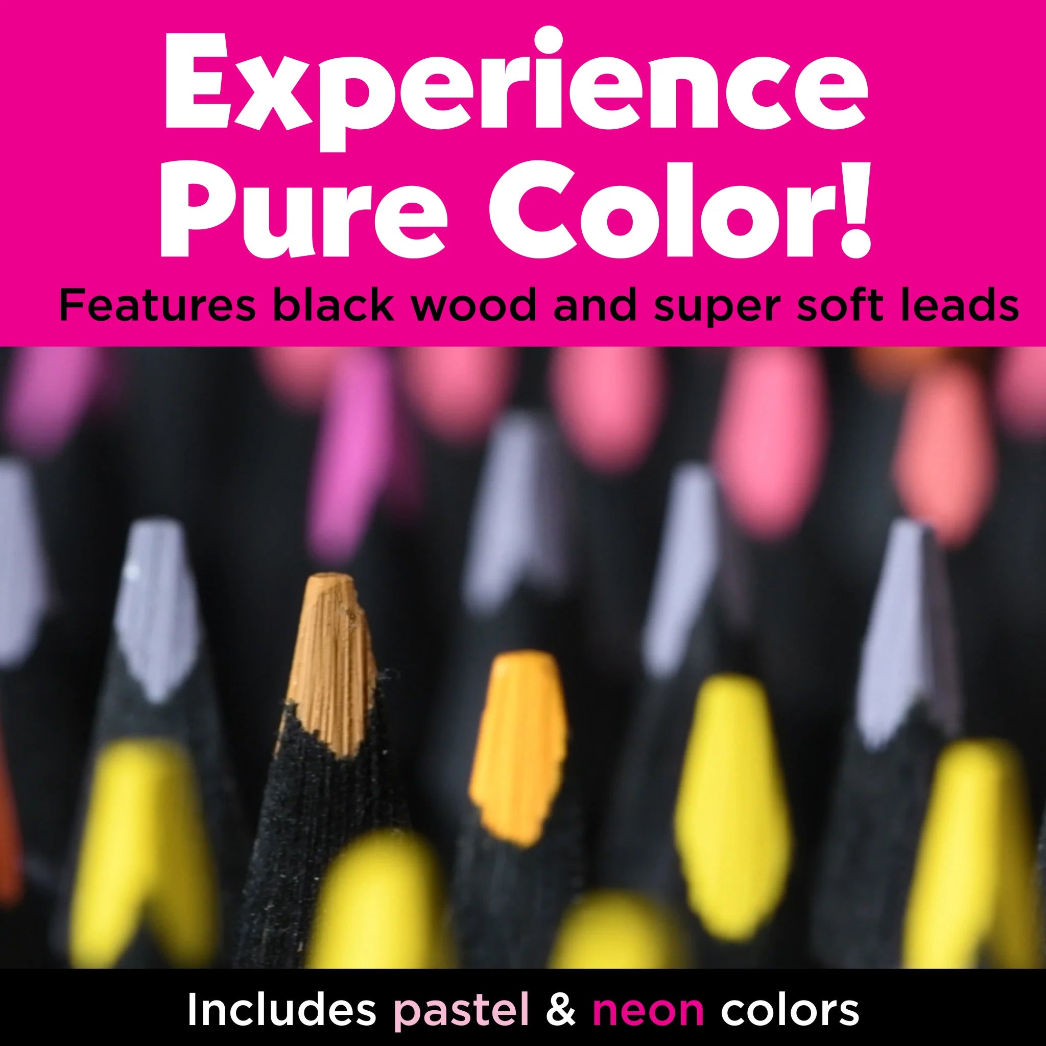 Faber-Castell Black Edition 100 Colored Pencils in a Gift Tin