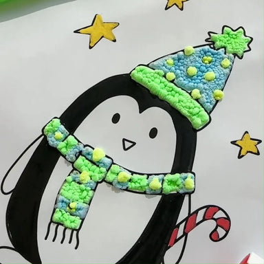 ooly Magic Puffy Pens - 6 Neon Colors