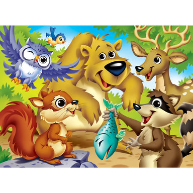 Woodland Animals 48 Piece Googly Eye Puzzle