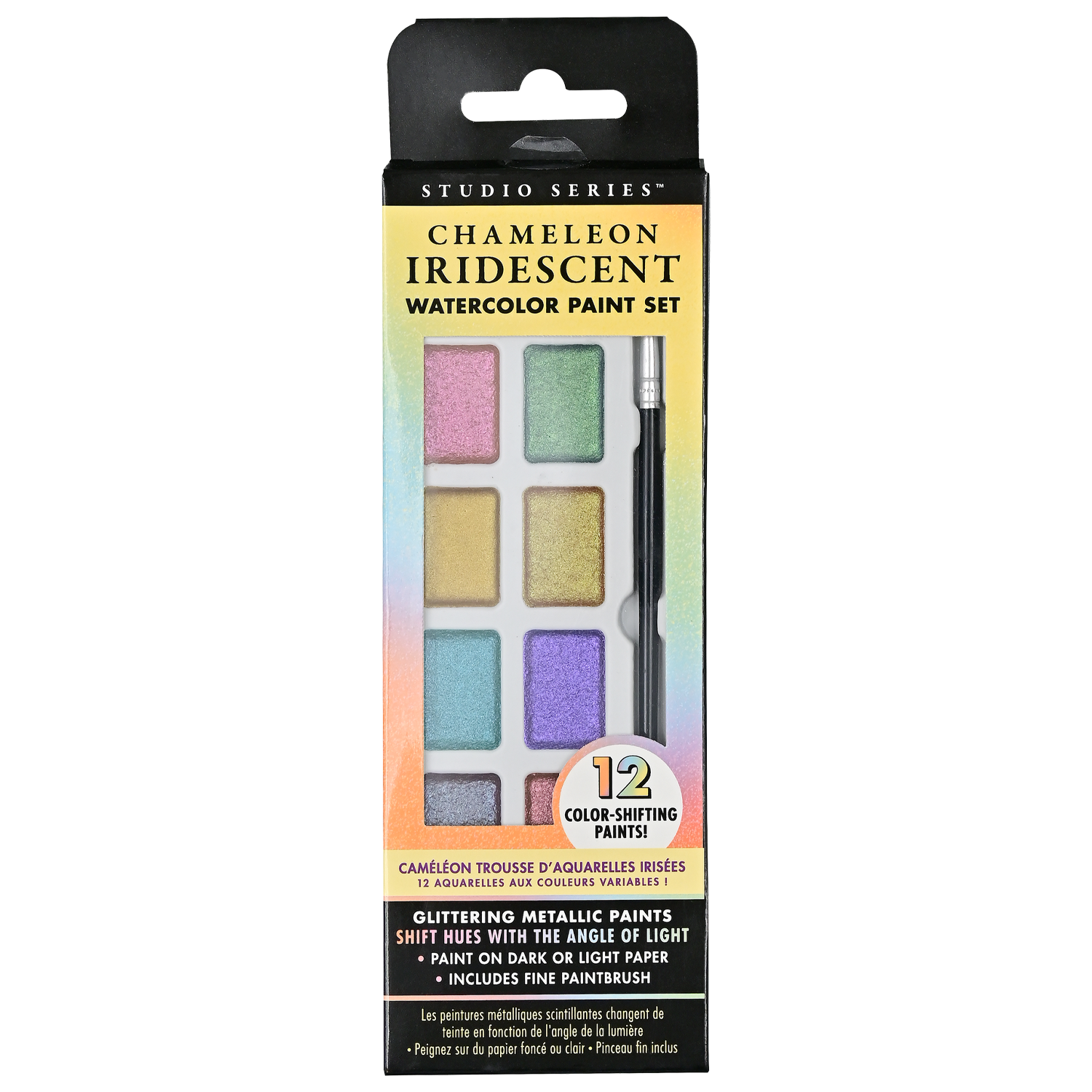 PTR Studio Series Chameleon Iridescent Watercolor Paint Set (12 colors)