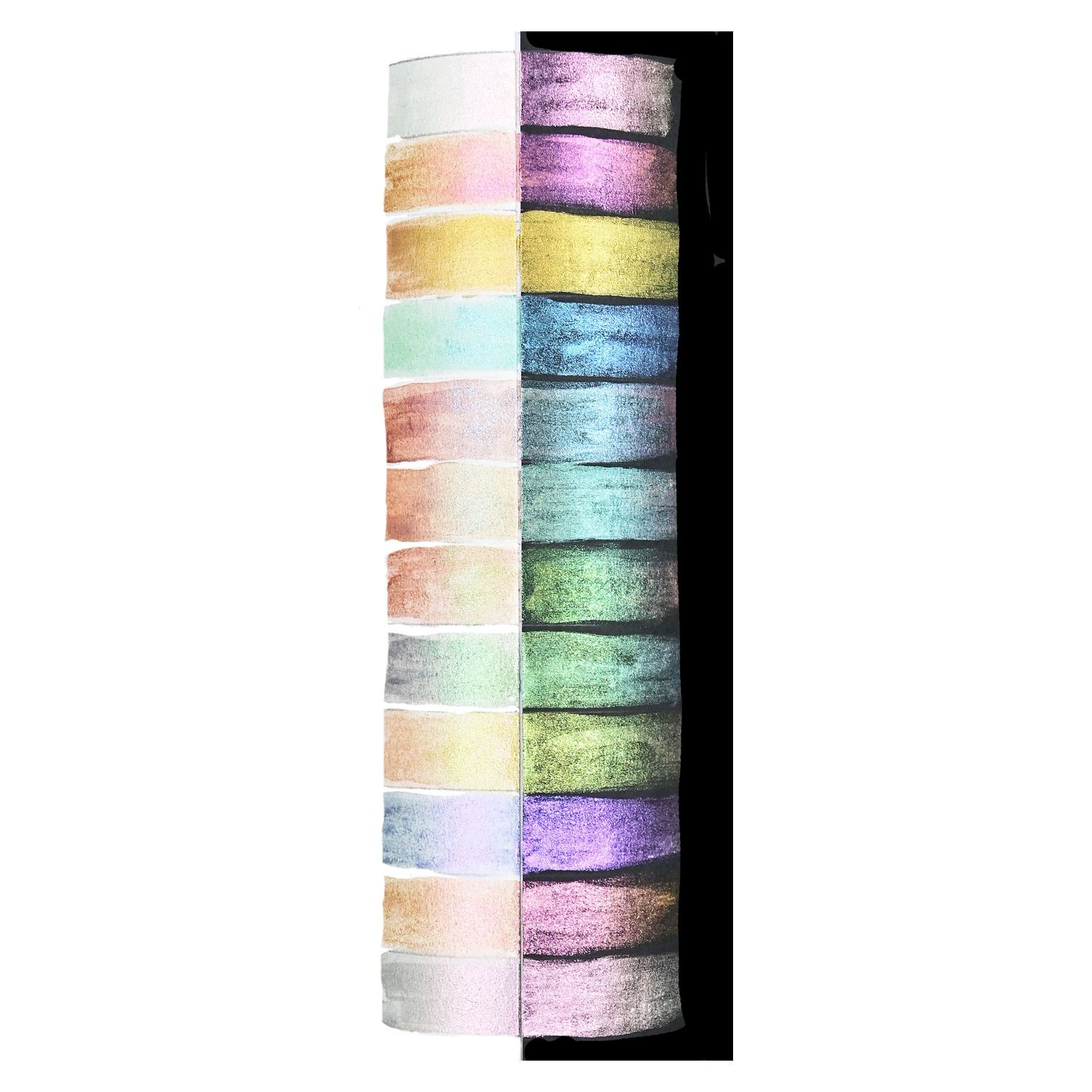 PTR Studio Series Chameleon Iridescent Watercolor Paint Set (12 colors)