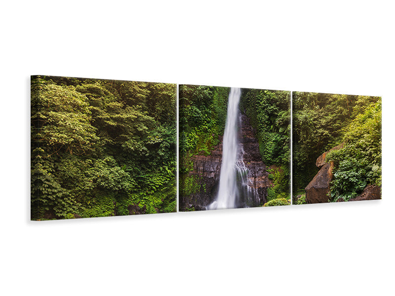 panoramic-3-piece-canvas-print-waterfall-bali