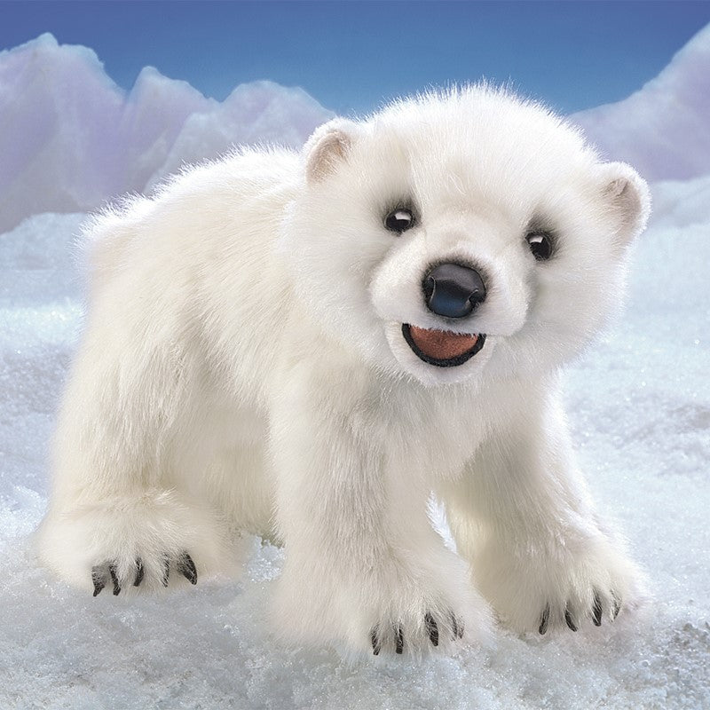 Folkmanis Puppet - Polar Bear Cub