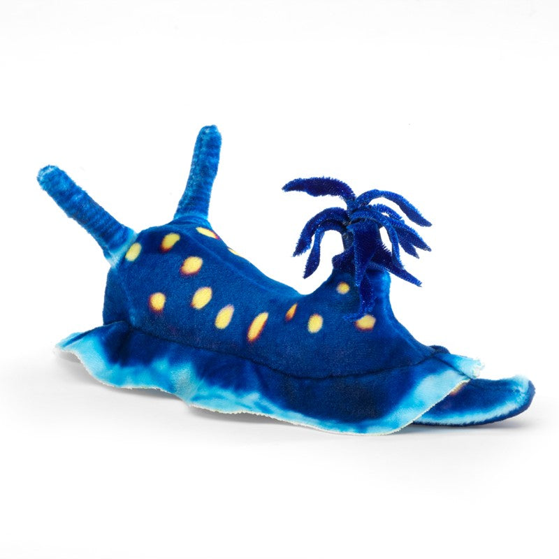 Folkmanis Finger Puppet - Mini Blue Nudibranch    