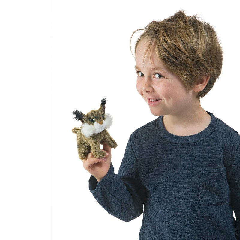 Folkmanis Finger Puppet - Mini Bobcat