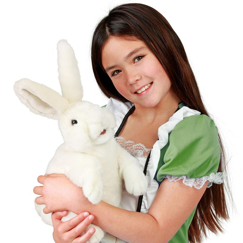 Folkmanis Puppet - Standing White Rabbit
