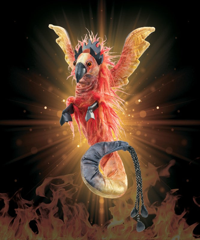 Folkmanis Finger Puppet - Phoenix Wristlet