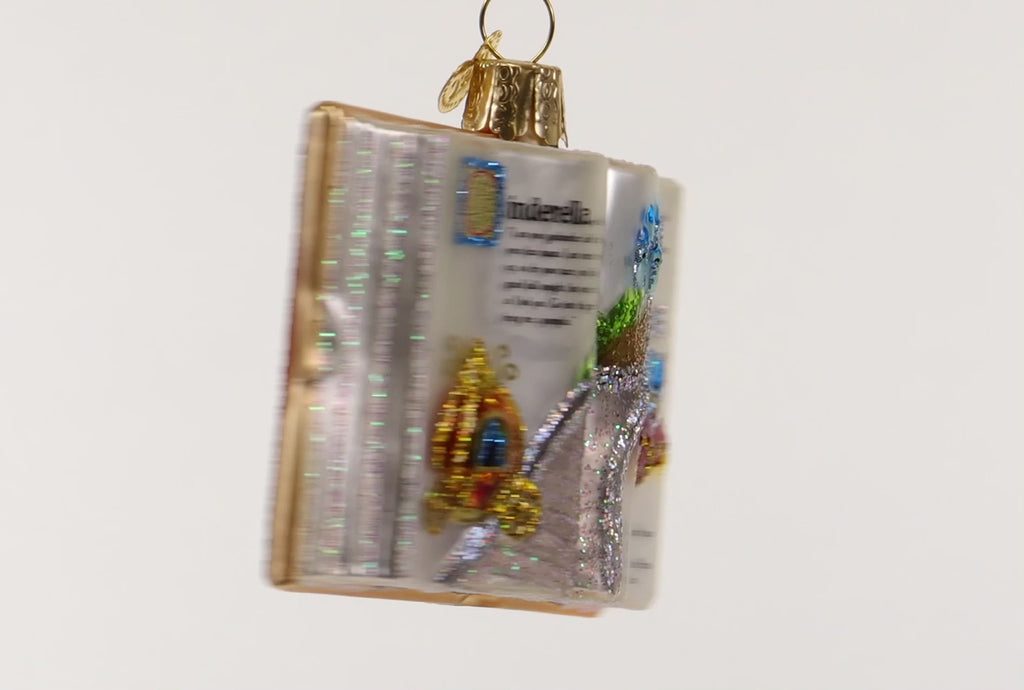 Old World Christmas Cinderella Book Ornament