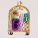 Old World Christmas Hotel Luggage Cart Ornament