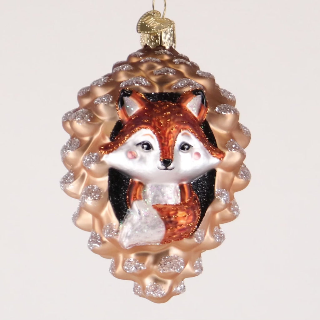 Old World Christmas Piney Fox Ornament