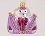 Old World Christmas Posh Pup In Purse Ornament