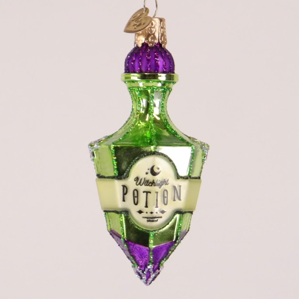 Old World Christmas Potion Bottle Ornament