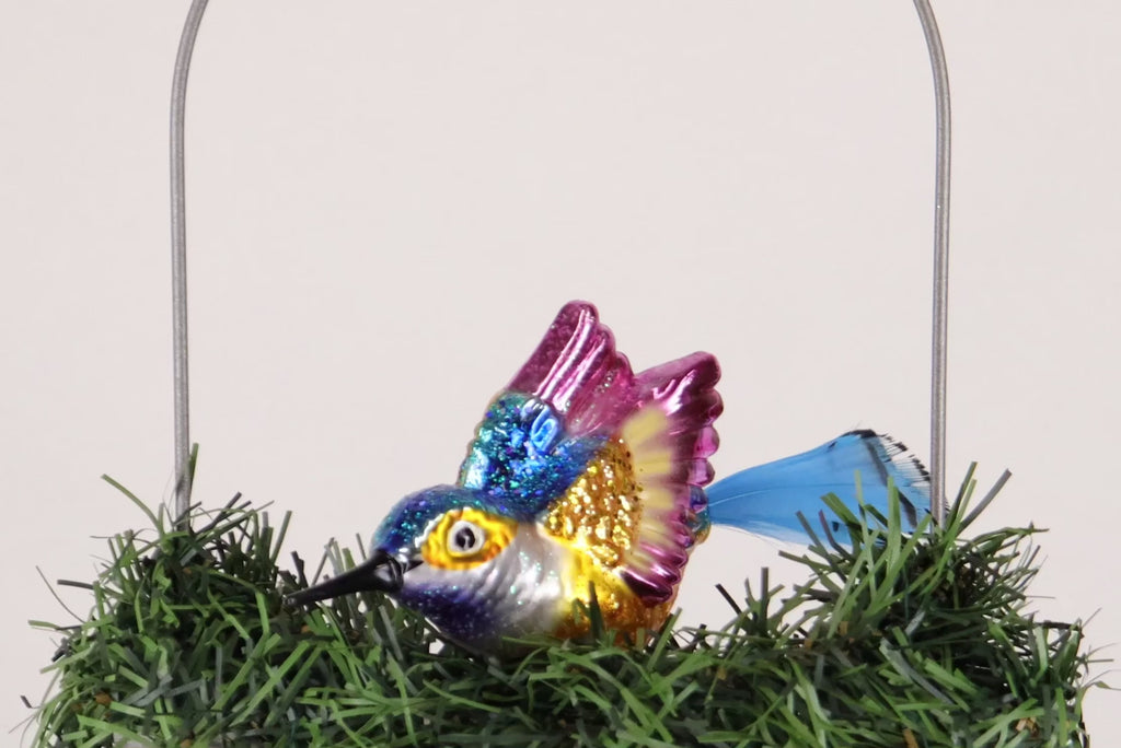 Old World Christmas Vibrant Hummingbird Ornament