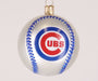 Old World Christmas MLB Chicago Cubs Baseball Ornament