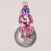 Old World Christmas Pink Astronaut Ornament
