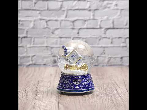 Hannukah Dreidel Water Globe - 100MM