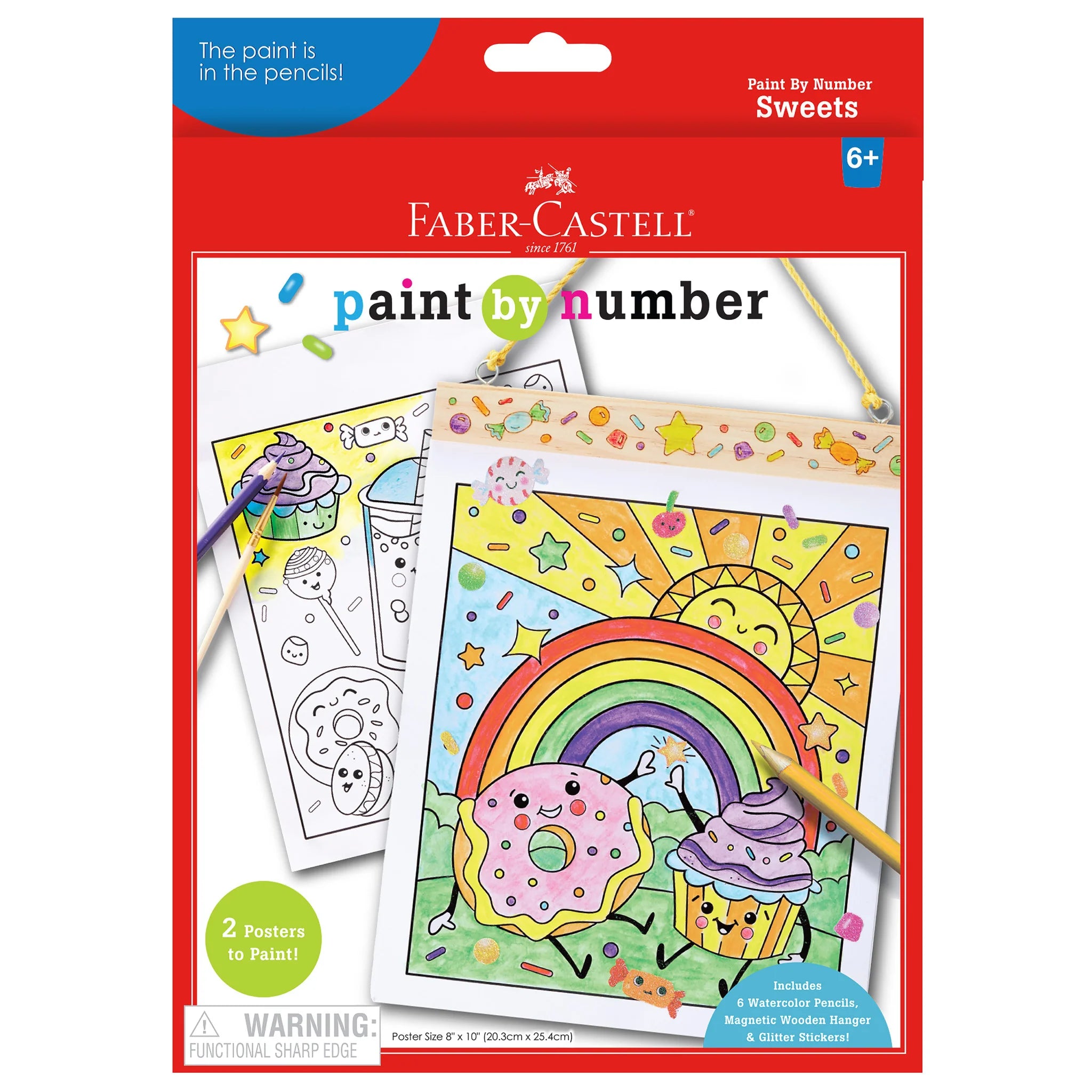 Faber-Castell Paint By Number Sweets Wall Art