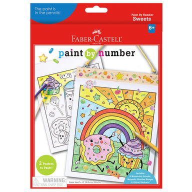 Faber-Castell Paint By Number Sweets Wall Art