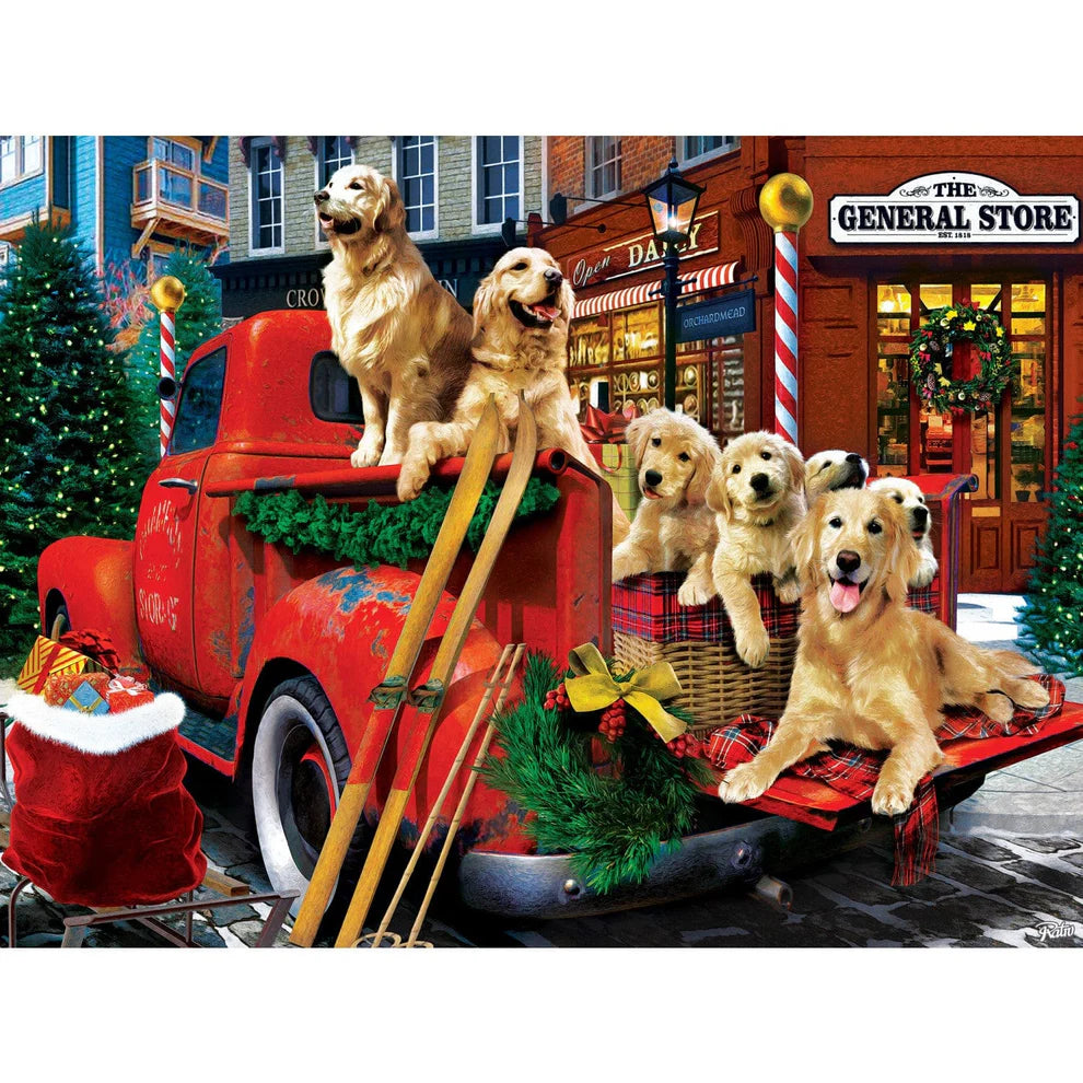 Guarding The Presents 300 Piece Large Format Puzzle