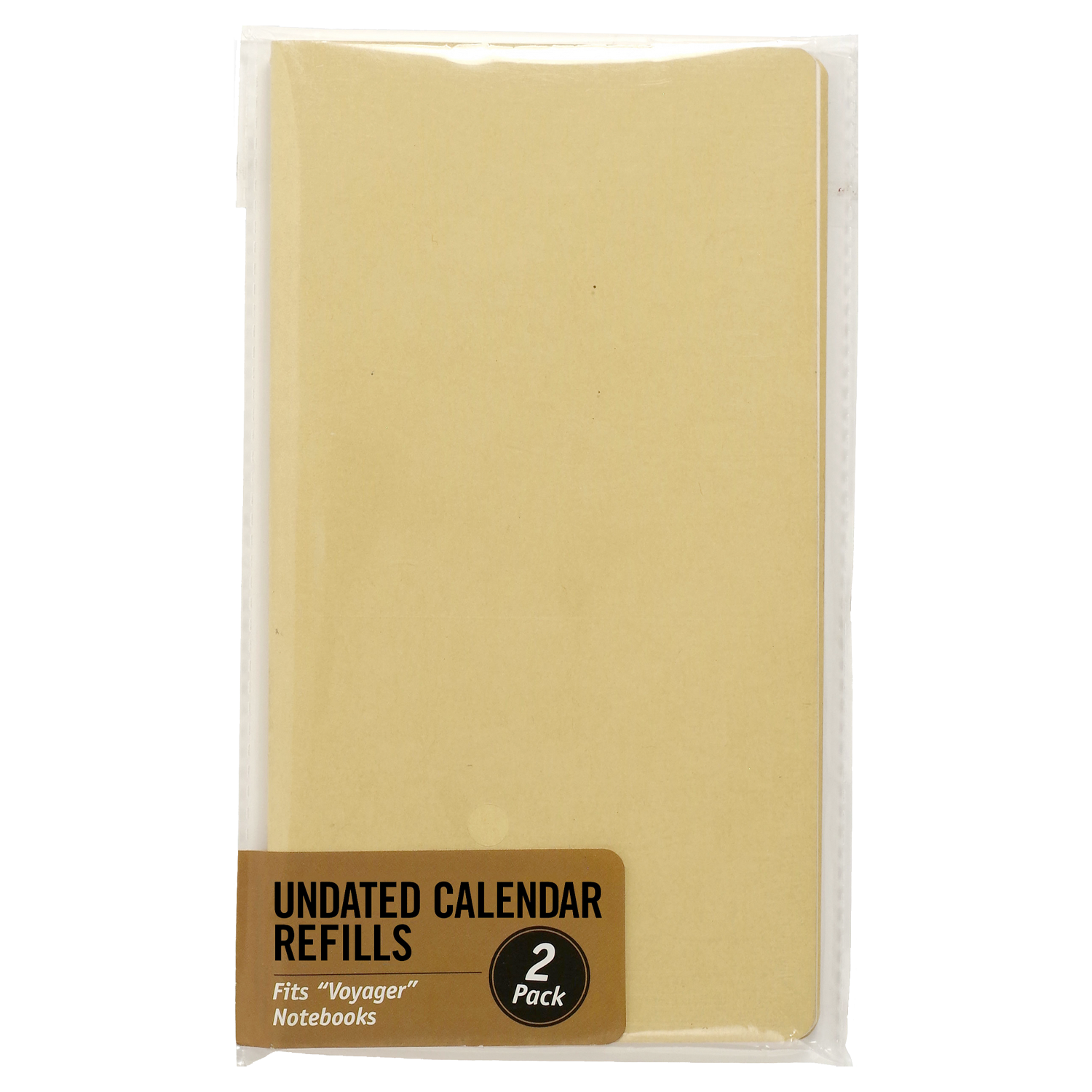 PTR Voyager Notebook Undated Calendar Refill