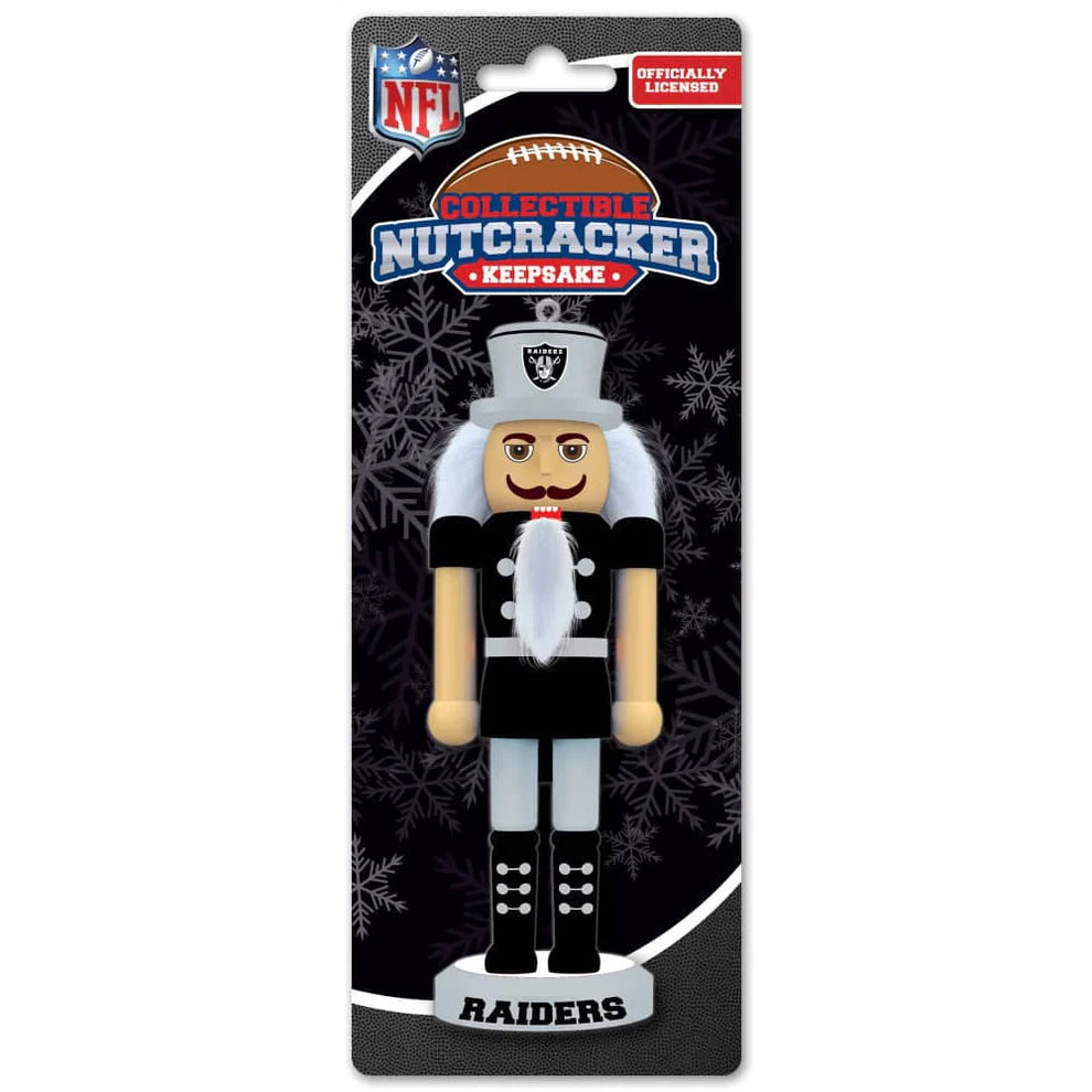 Las Vegas Raiders NFL Miniature Nutcracker Keepsake