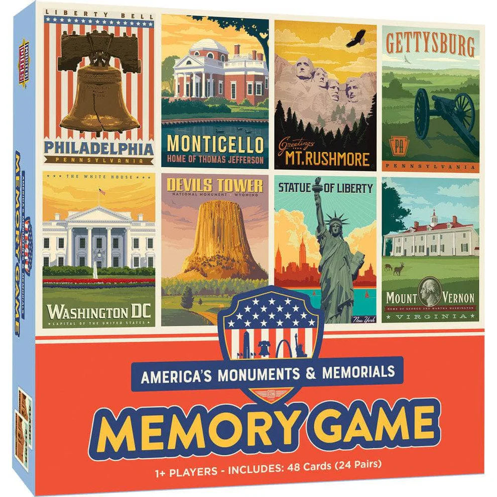 MSTR America's Monuments and Memorials Memory Game